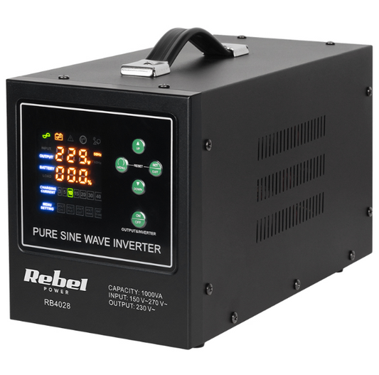 UPS CENTRALE TERMICE SINUS PUR 1000VA 700W 12V REBEL